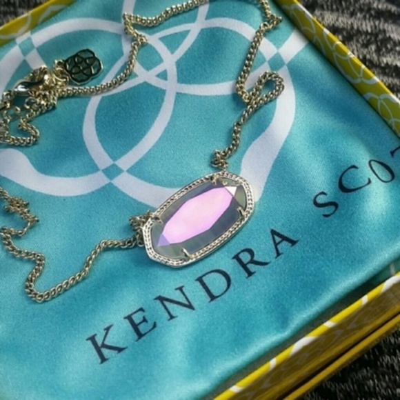 Kendra Scott Iridescent Slate Cat's Eye Dylan - Picture 3 of 7